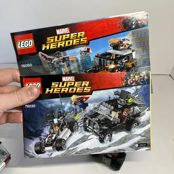Lego Marvel Super Heroes Mixed Vehicles Lot No Minifigures 76029 76030 76050 - Picture 10 of 10